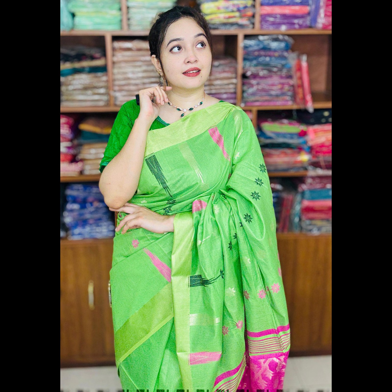 Half Silk Saree